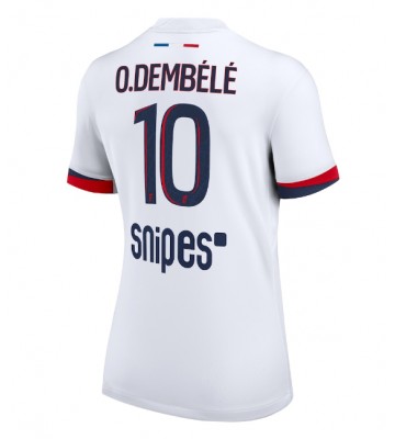 Paris Saint-Germain Ousmane Dembele #10 Segunda Equipación Mujer 2025-26 Manga Corta